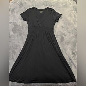LL Bean Women’s Black Dress Shift Swing Medium